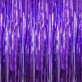 Purple - Metallic Fringe Curtain - Many Size Options