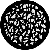 Foliage Breakup - Stock Gobo for Gobo Light Projectors - Choose your size!