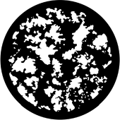 Mottle Breakup - Stock Gobo for Gobo Light Projectors - Choose your size!