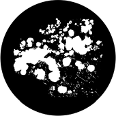 Poppy Field - Stock Gobo for Gobo Light Projectors - Choose your size!