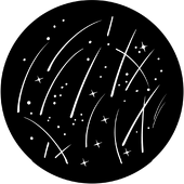 Starry Breakup - Stock Gobo for Gobo Light Projectors - Choose your size!