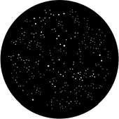 Starry Sky - Stock Gobo for Gobo Light Projectors - Choose your size!