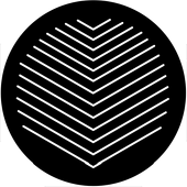 Symmetric 3 - Stock Gobo for Gobo Light Projectors - Choose your size!