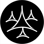 Organic 1 - Stock Gobo for Gobo Light Projectors - Choose your size!