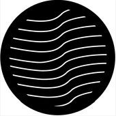 Organic 6 - Stock Gobo for Gobo Light Projectors -Choose your size!