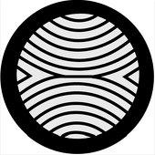 Organic 15 - Stock Gobo for Gobo Light Projectors - Choose your size!