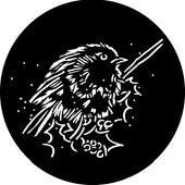 Robin - Stock Gobo for Gobo Light Projectors - Choose your size!