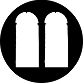 Medieval Window - Stock Gobo for Gobo Light Projectors - Choose your size!