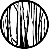 Three Sisters Birch 1 - Stock Gobo for Gobo Light Projectors - Choose your size!