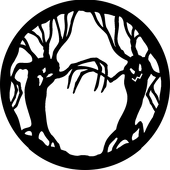 Spooky Trees - Stock Gobo for Gobo Light Projectors - Choose your size!