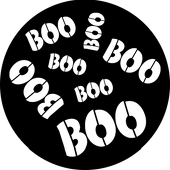 Panto Words 5 - Stock Gobo for Gobo Light Projectors - Choose your size!