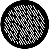 Rain A - Stock Gobo for Gobo Light Projectors - Choose your size!