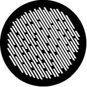 Rain B - Stock Gobo for Gobo Light Projectors - Choose your size!