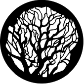 Tree 2 - Stock Gobo for Gobo Light Projectors - Choose your size!
