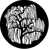 Tree 1 - Stock Gobo for Gobo Light Projectors - Choose your size!