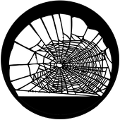 Half Web - Stock Gobo for Gobo Light Projectors - Choose your size!