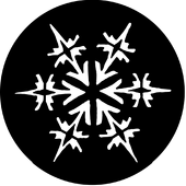 Quartz - Stock Gobo for Gobo Light Projectors - Choose your size!