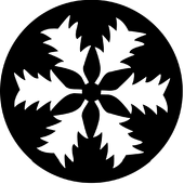 Snowberry - Stock Gobo for Gobo Light Projectors - Choose your size!