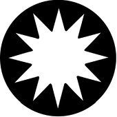 Star A - Stock Gobo for Gobo Light Projectors - Choose your size!