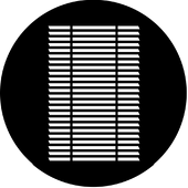 Louvre - Stock Gobo for Gobo Light Projectors - Choose your size!