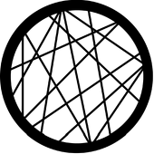 Pickup Sticks - Stock Gobo for Gobo Light Projectors - Choose your size!