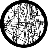 Courageous - Stock Gobo for Gobo Light Projectors - Choose your size!