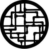 Pipes - Stock Gobo for Gobo Light Projectors - Choose your size!