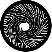 Twister - Stock Gobo for Gobo Light Projectors - Choose your size!