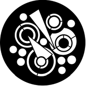 Pop Top - Stock Gobo for Gobo Light Projectors - Choose your size!