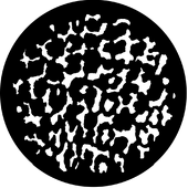 Ocelot (Medium) - Stock Gobo for Gobo Light Projectors - Choose your size!