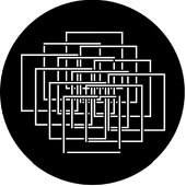 Rectilinear - Stock Gobo for Gobo Light Projectors - Choose your size!
