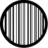 Stripes - Stock Gobo for Gobo Light Projectors - Choose your size!