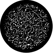 Conception - Stock Gobo for Gobo Light Projectors - Choose your size!