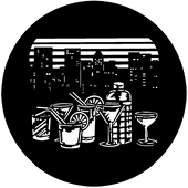 Manhattan - Stock Gobo for Gobo Light Projectors - Choose your size!