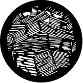 Saigon Roofs 2 - Stock Gobo for Gobo Light Projectors - Choose your size!