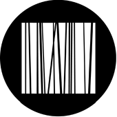 Strands - Stock Gobo for Gobo Light Projectors - Choose your size!