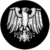 Meshed Eagle - Stock Gobo for Gobo Light Projectors - Choose your size!