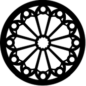 Stained Glass - Stock Gobo for Gobo Light Projectors - Choose your size!