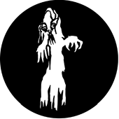 Ghost 4 - Stock Gobo for Gobo Light Projectors - Choose your size!