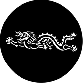 Chinese Dragon - Stock Gobo for Gobo Light Projectors - Choose your size!