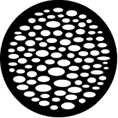 Ellipses - Stock Gobo for Gobo Light Projectors - Choose your size!