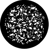 Sponged - Stock Gobo for Gobo Light Projectors - Choose your size!