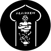 Aladdin - Stock Gobo for Gobo Light Projectors - Choose your size!
