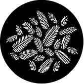 Ferns - Stock Gobo for Gobo Light Projectors - Choose your size!