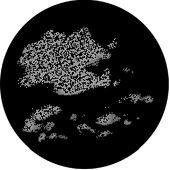 Cumulo Nimbus 1 - Stock Gobo for Gobo Light Projectors - Choose your size!