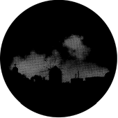 Meshed Windmill - Stock Gobo for Gobo Light Projectors - Choose your size!