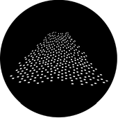 Vanishing Squares - Stock Gobo for Gobo Light Projectors - Choose your size!