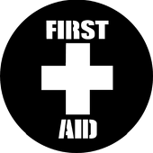 First Aid - Stock Gobo for Gobo Light Projectors - Choose your size!