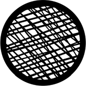 Fine Mesh - Stock Gobo for Gobo Light Projectors - Choose your size!