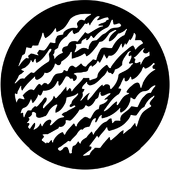Munn Slash - Stock Gobo for Gobo Light Projectors - Choose your size!